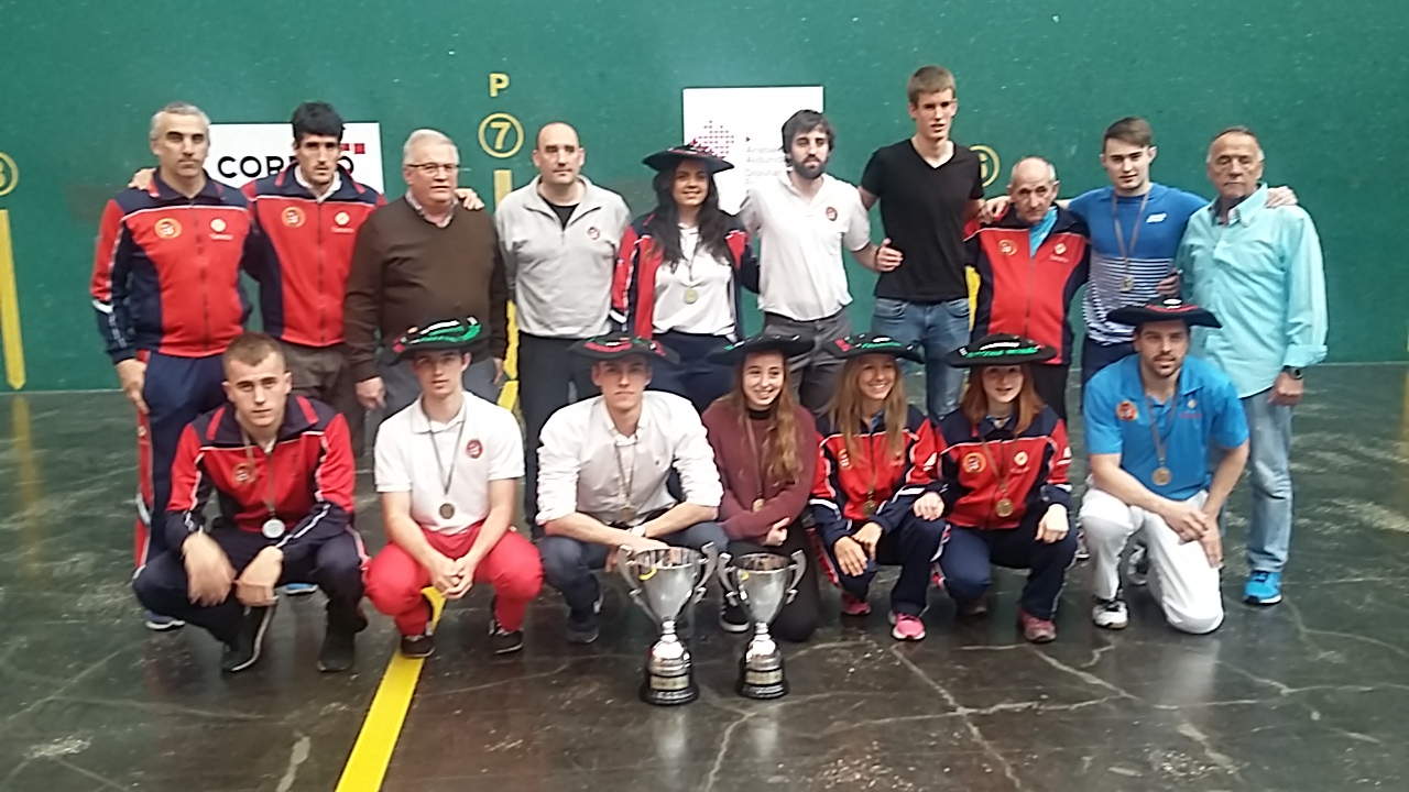 GRAVNI 2018. Navarra campeona de Frontón, Iparralde de Trinkete
